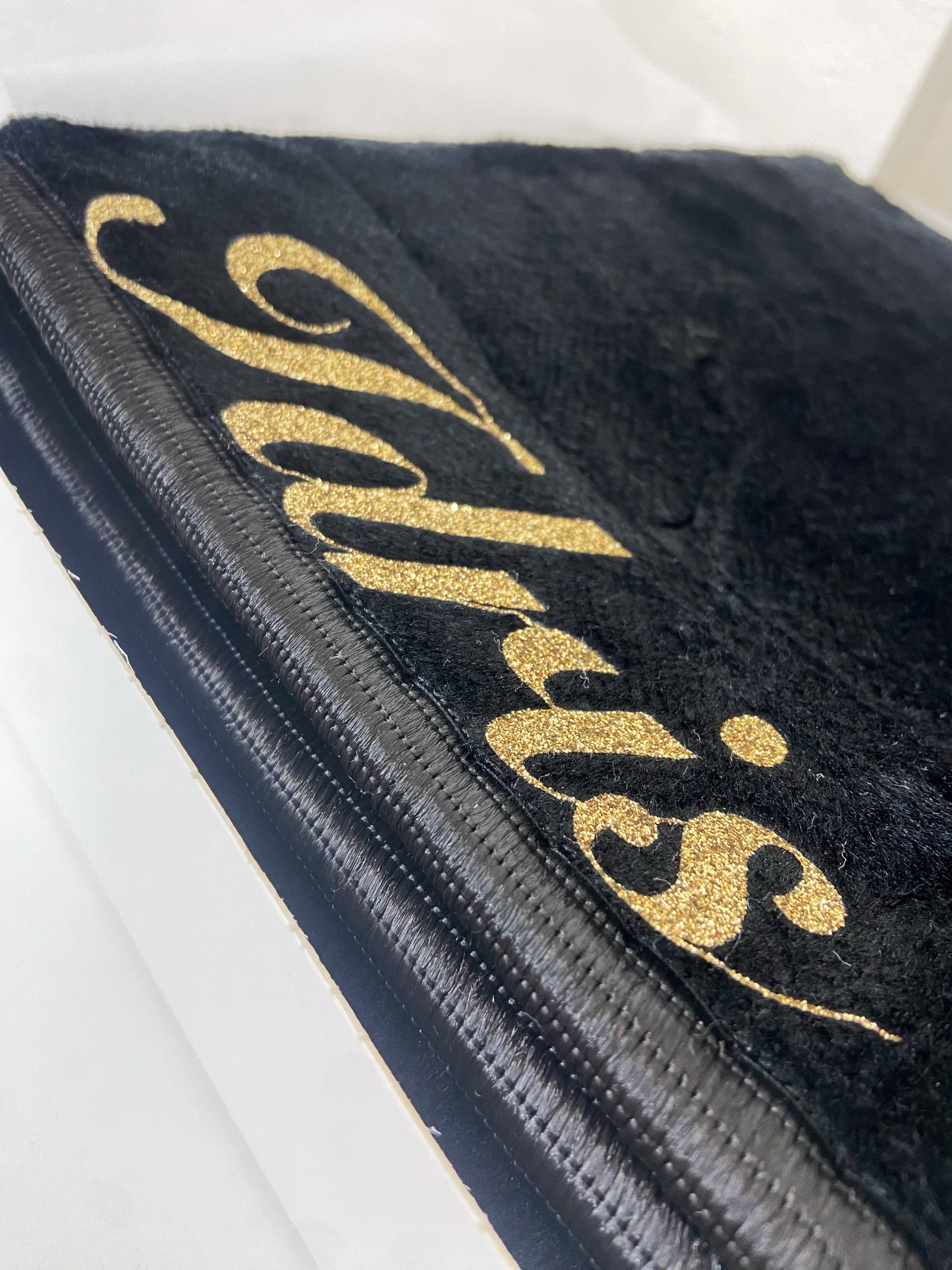 Tapis de prière Noir Épais