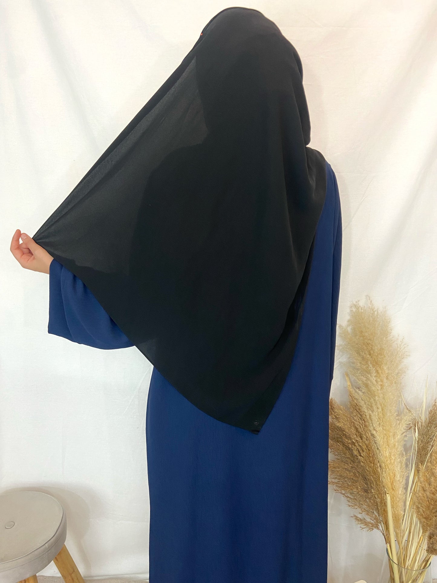 Hijab Soie de Médine noir