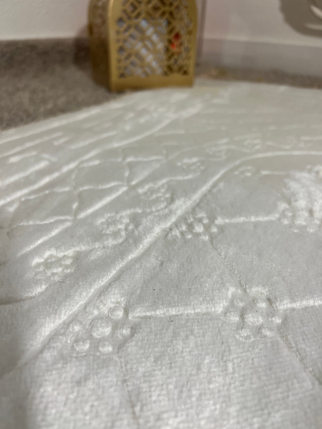 Tapis de prière blanc