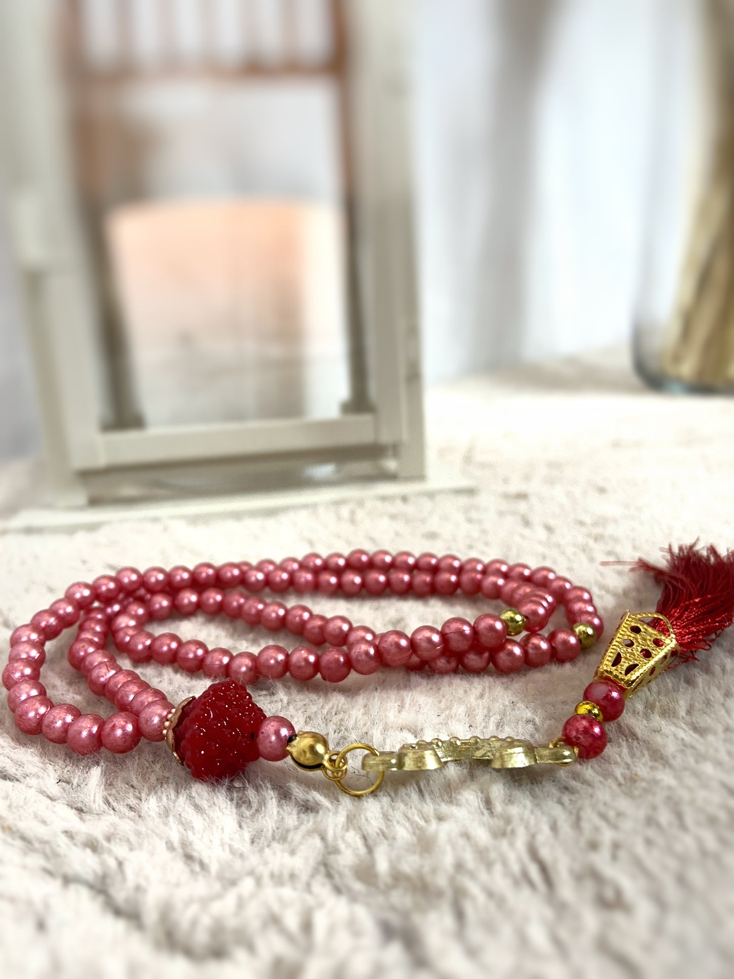 Tasbih / Chapelet rouge