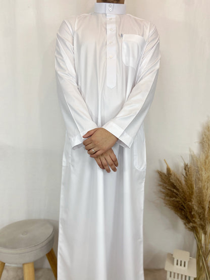 Qamis Luxury blanc