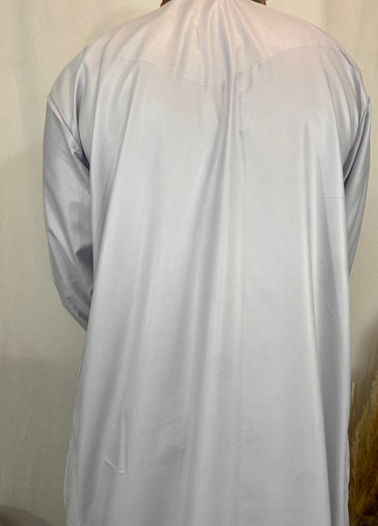 Qamis Prestige Gris Clair