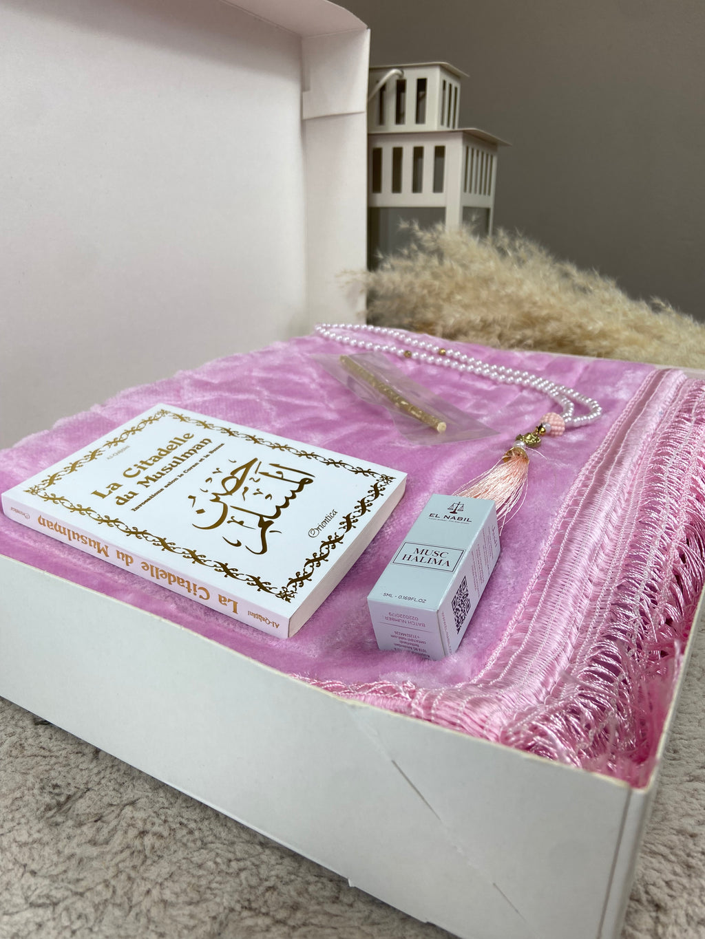 Coffret musulman rose – Cadeau islamique femme