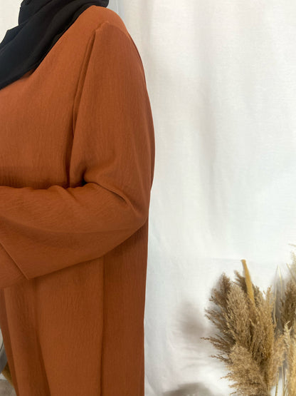 Abaya Imen Jazz Terracotta