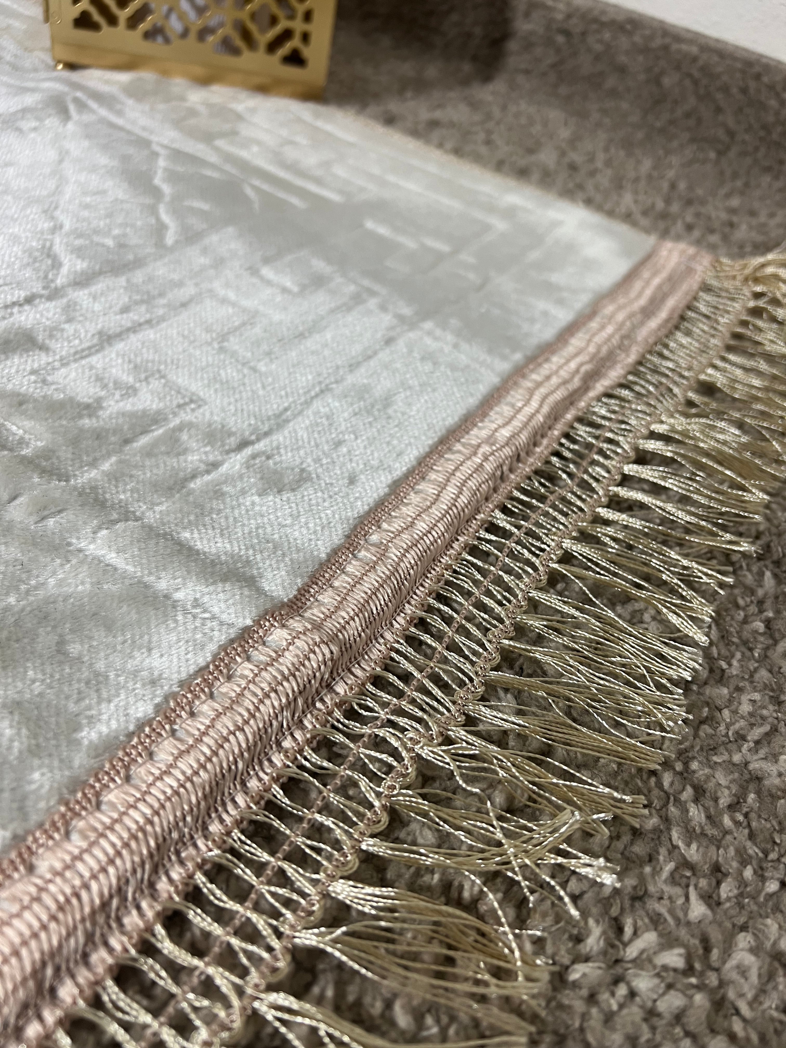 Tapis de prière blanc