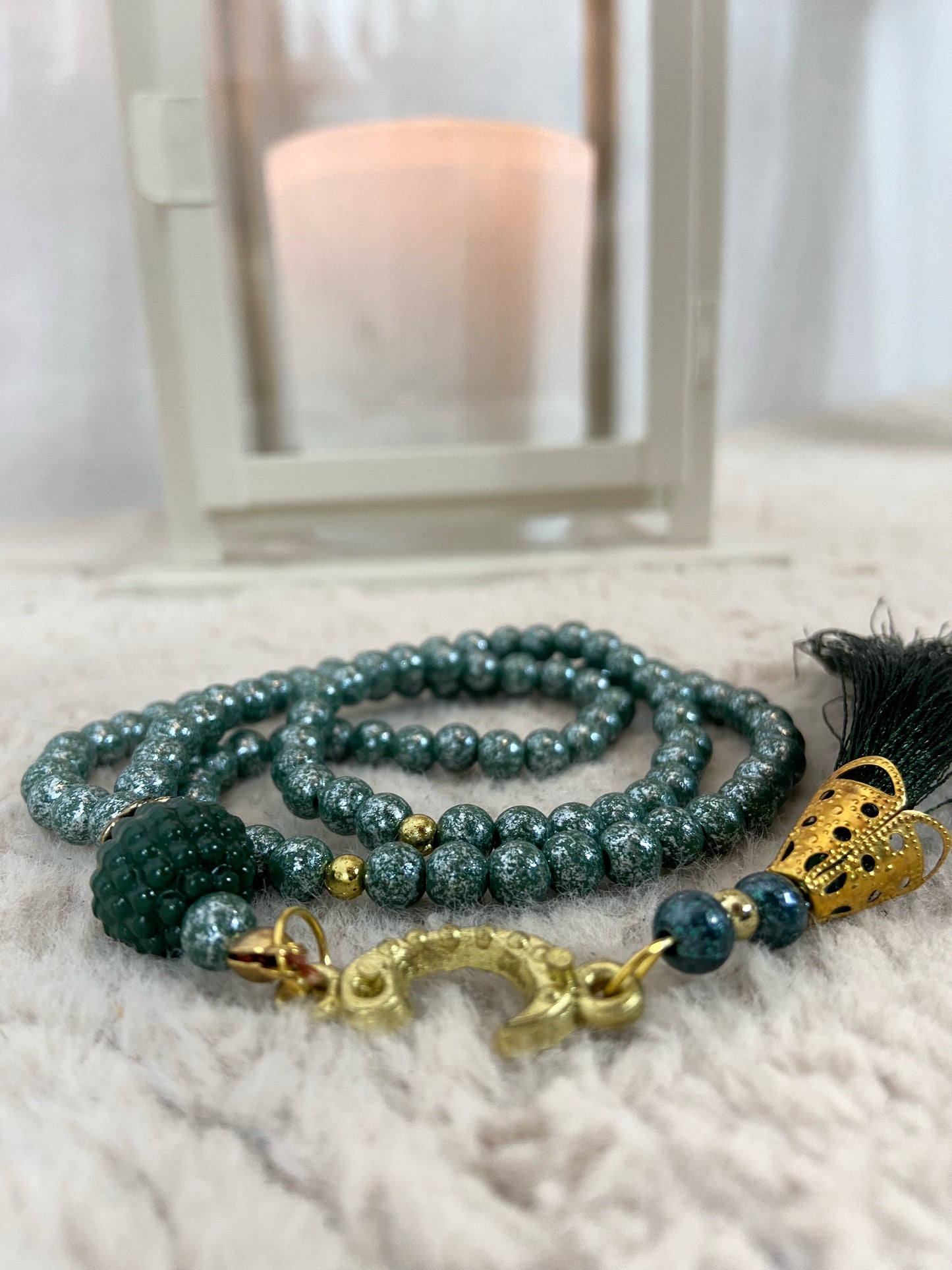 Tasbih / Chapelet Vert Sapin