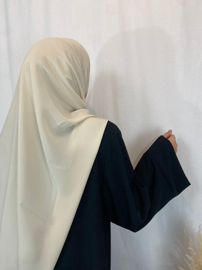 Hijab Soie de Médine beige claire