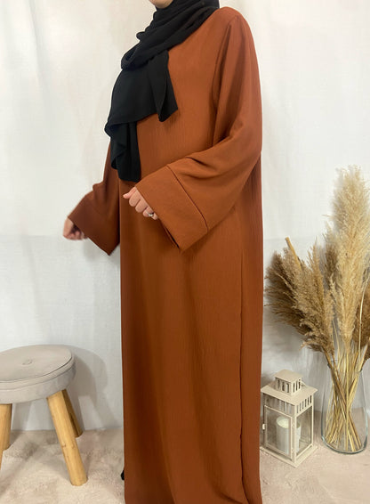 Abaya Imen Jazz Terracotta