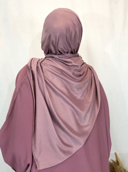 Hijab Jersey Rose pale / Corail / bordeaux /violet