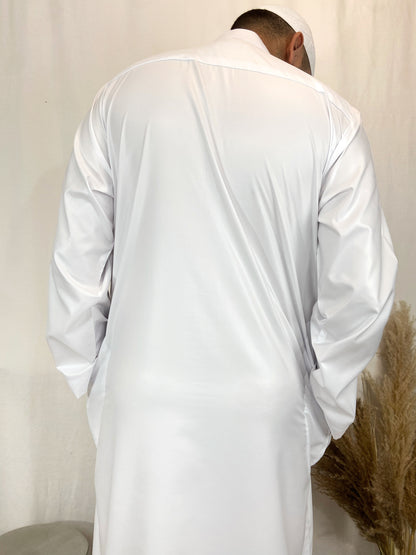 Qamis Luxury blanc