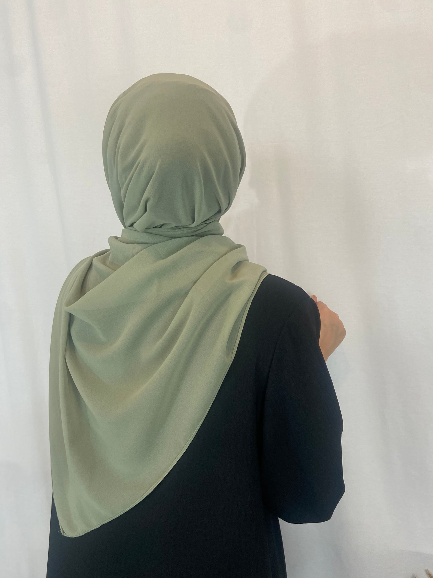 Hijab Mousseline vert clair