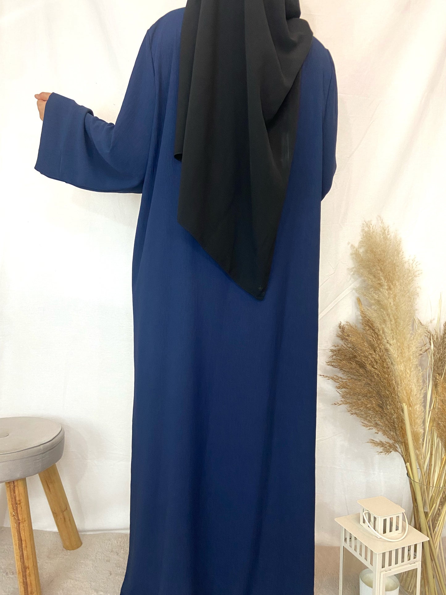 Abaya Imen Jazz Bleu foncé