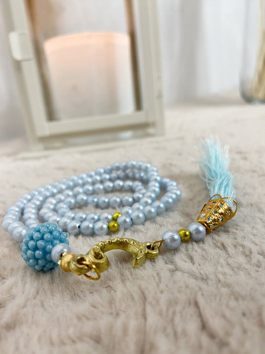 Tasbih / Chapelet Bleu Clair