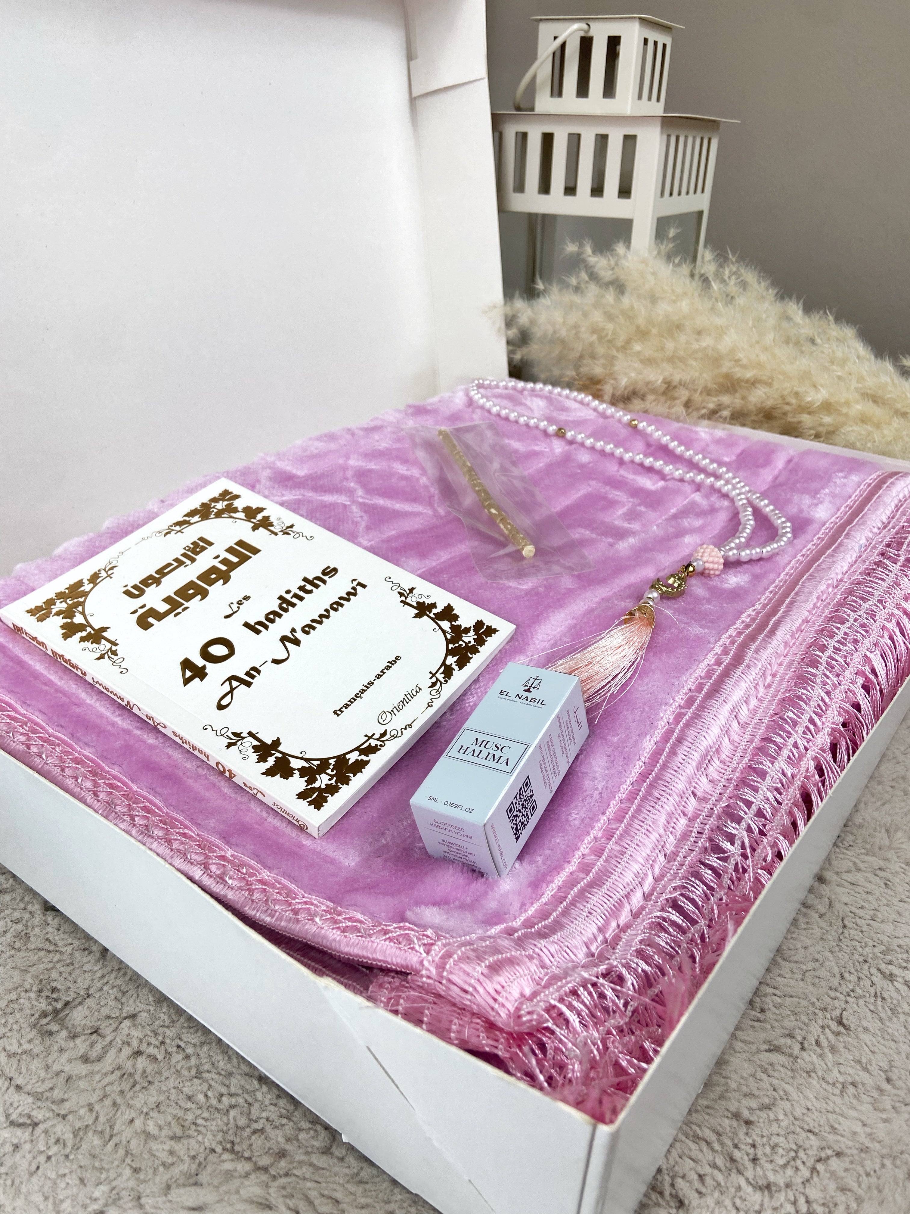 Coffret musulman rose – Cadeau islamique femme