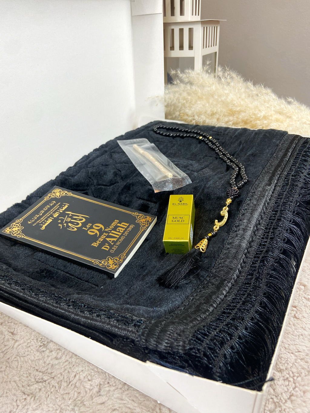 Coffret musulman noir– Cadeau islamique homme