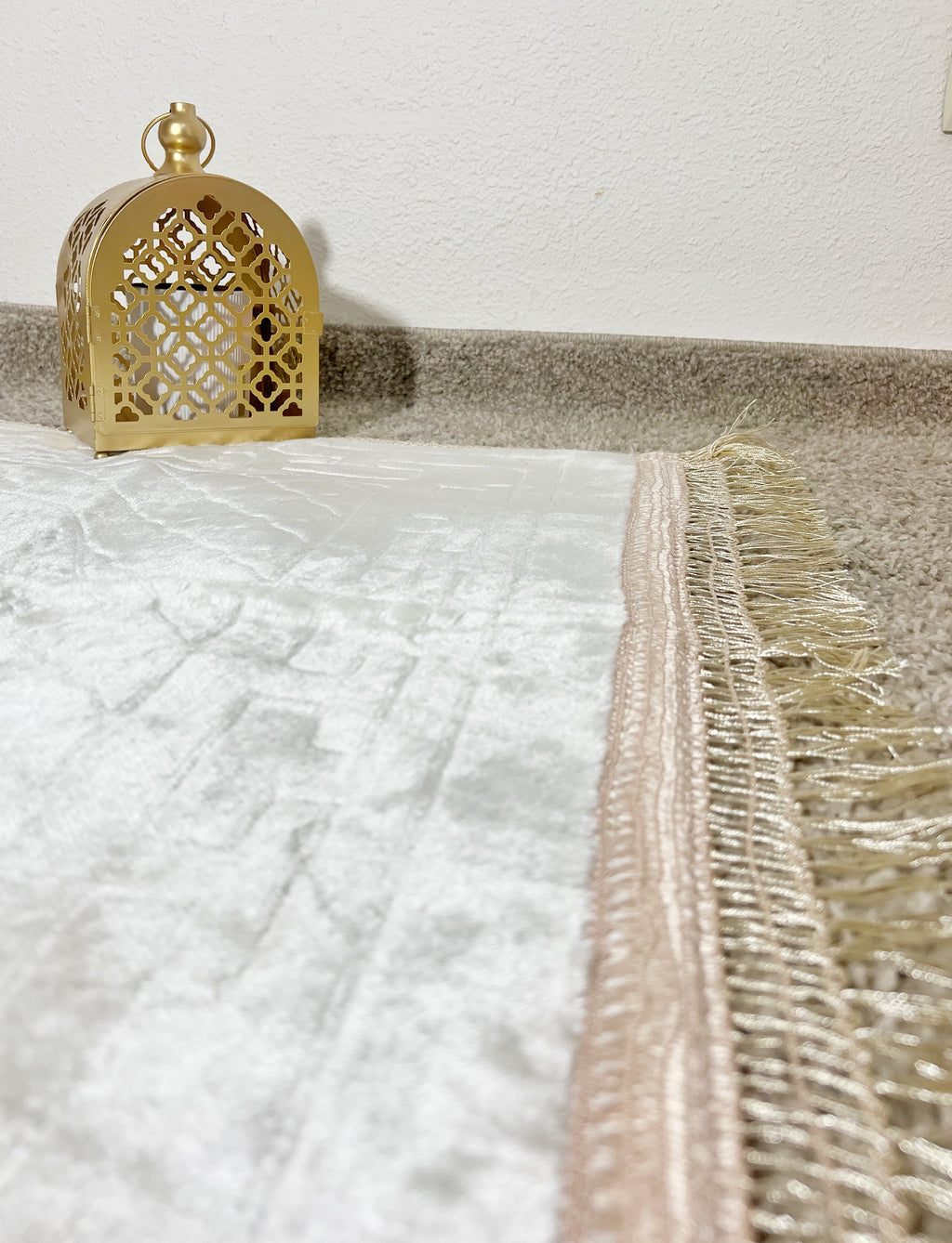Tapis de prière blanc