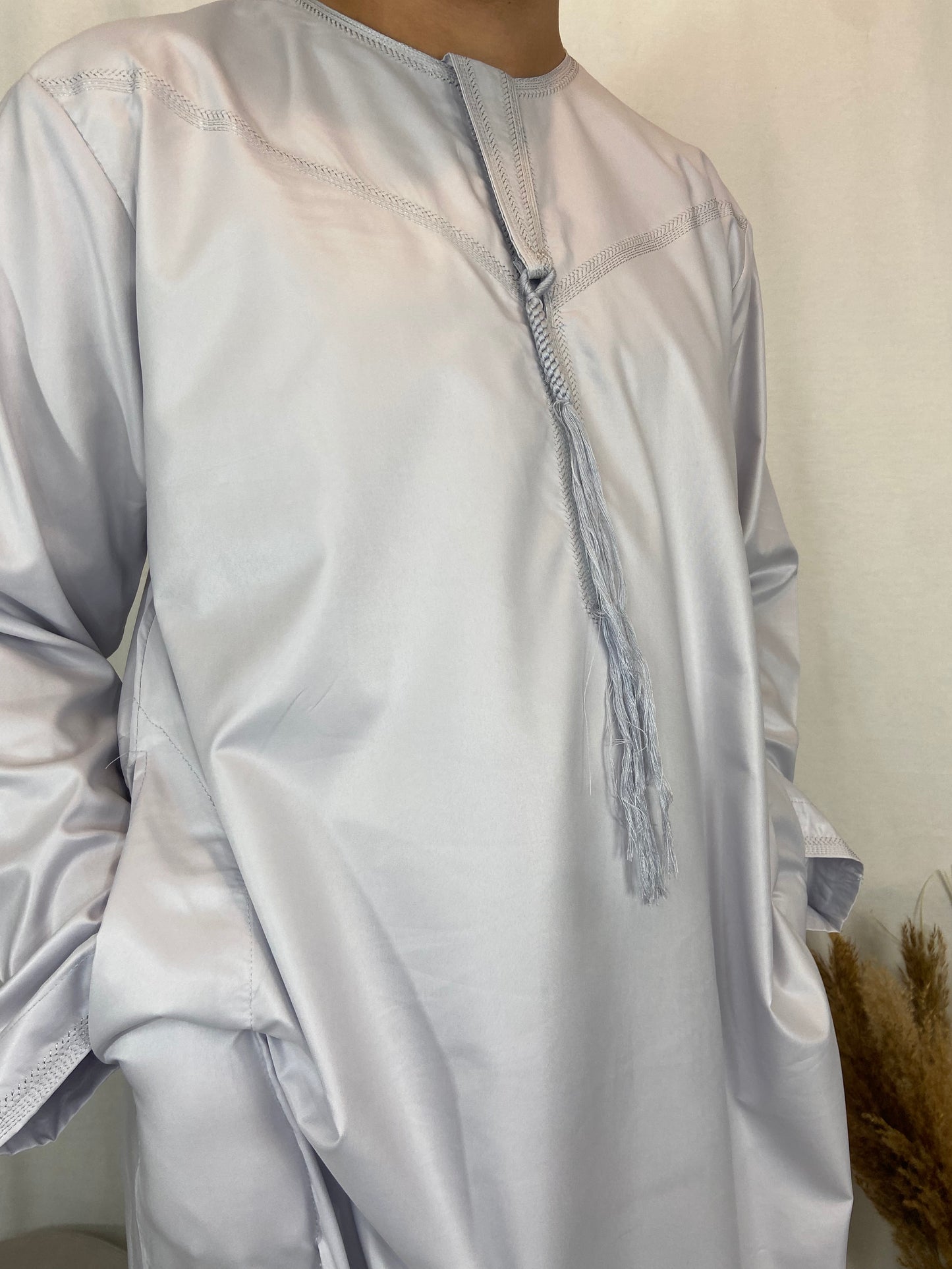 Qamis Prestige Gris Clair