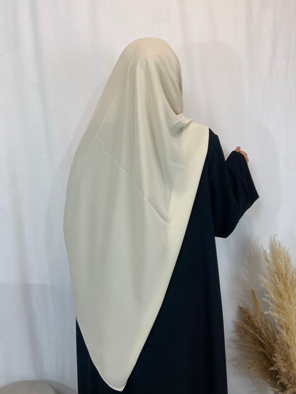 Hijab Soie de Médine beige claire