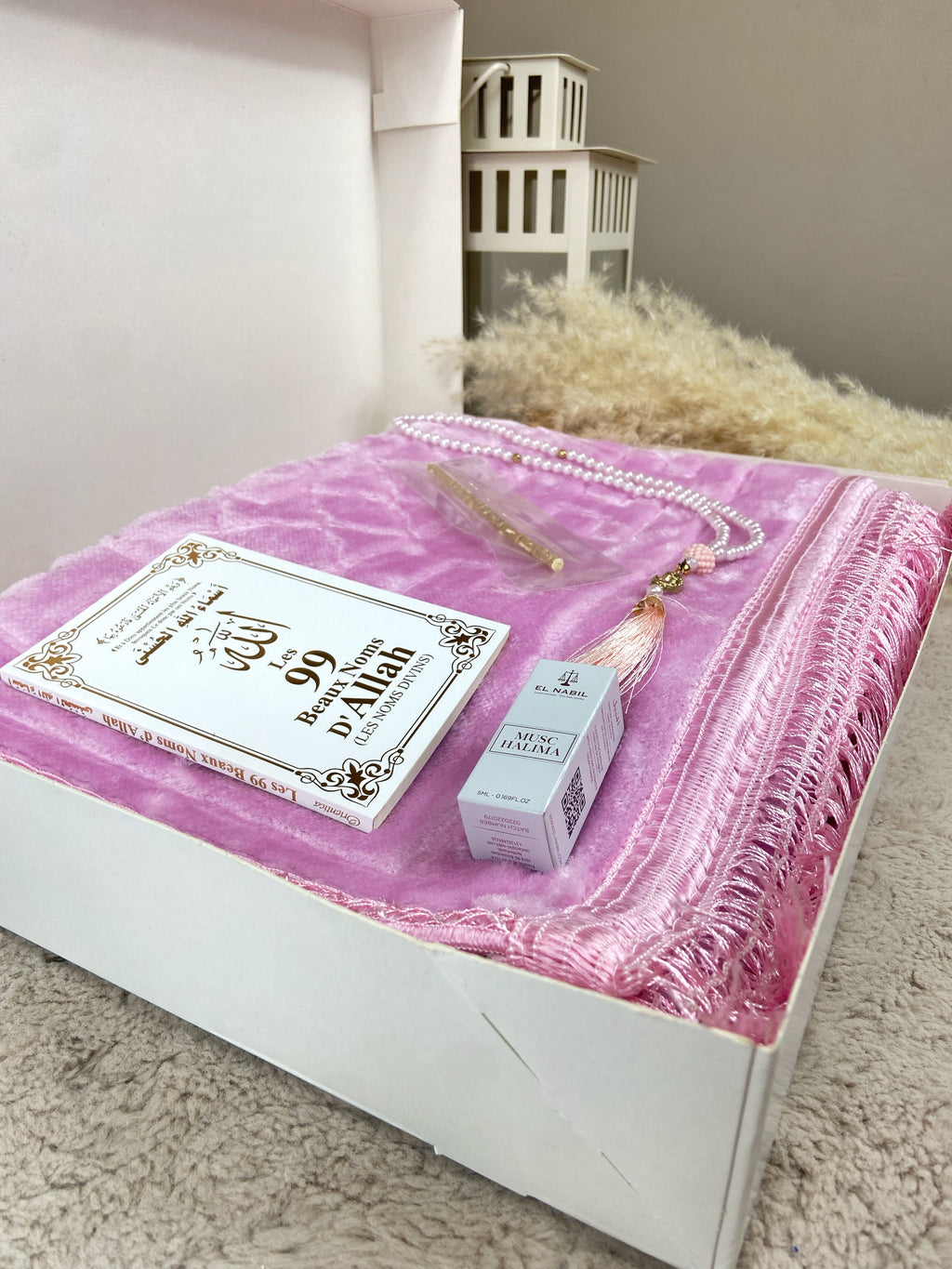 Coffret musulman rose – Cadeau islamique femme