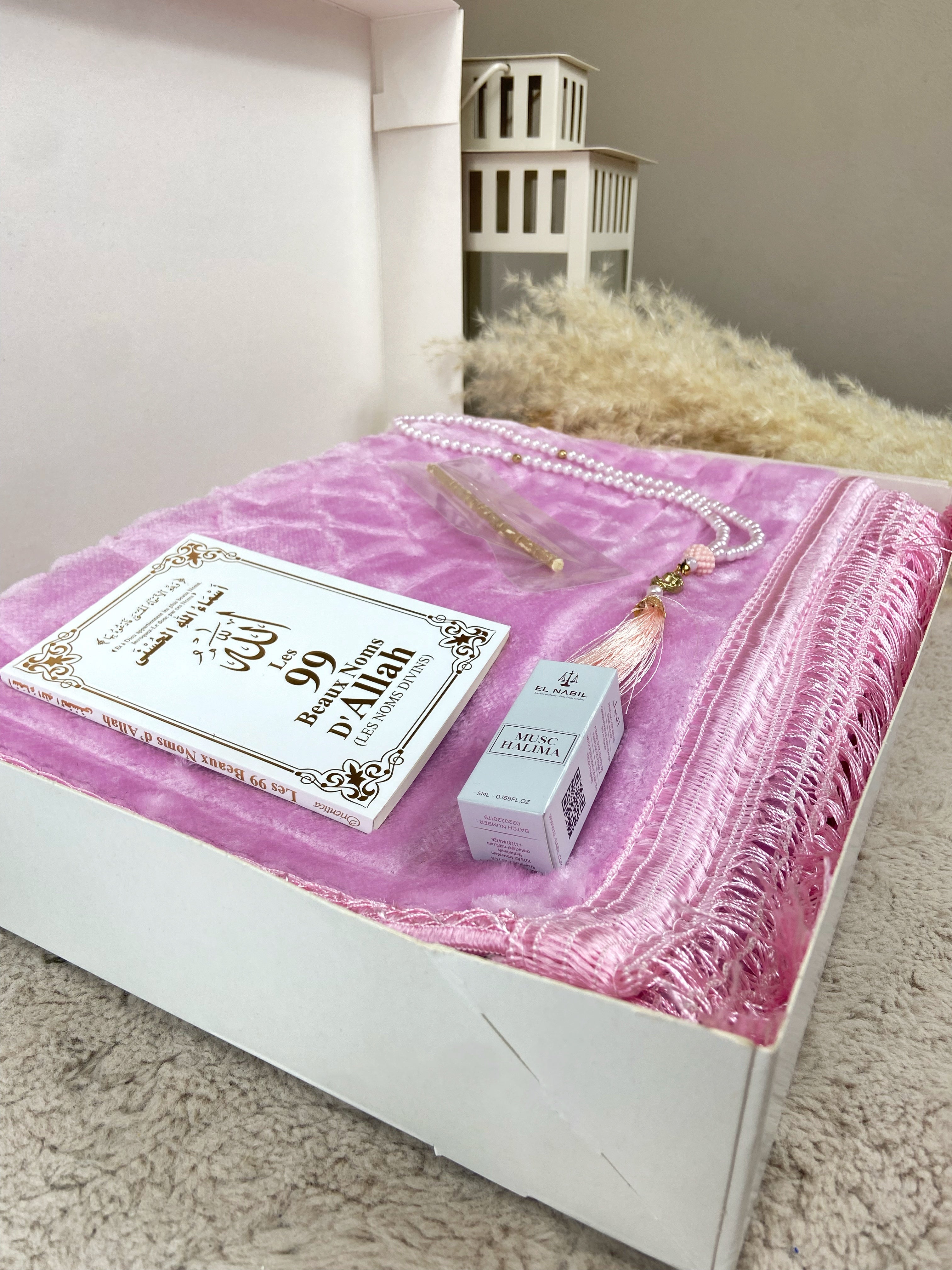 Coffret musulman rose – Cadeau islamique femme
