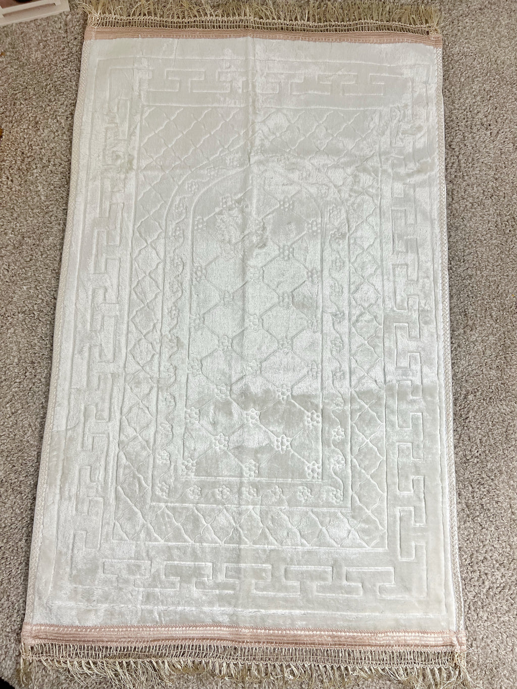 Coffret musulman blanc personnalisé – Cadeau islamique avec prénom