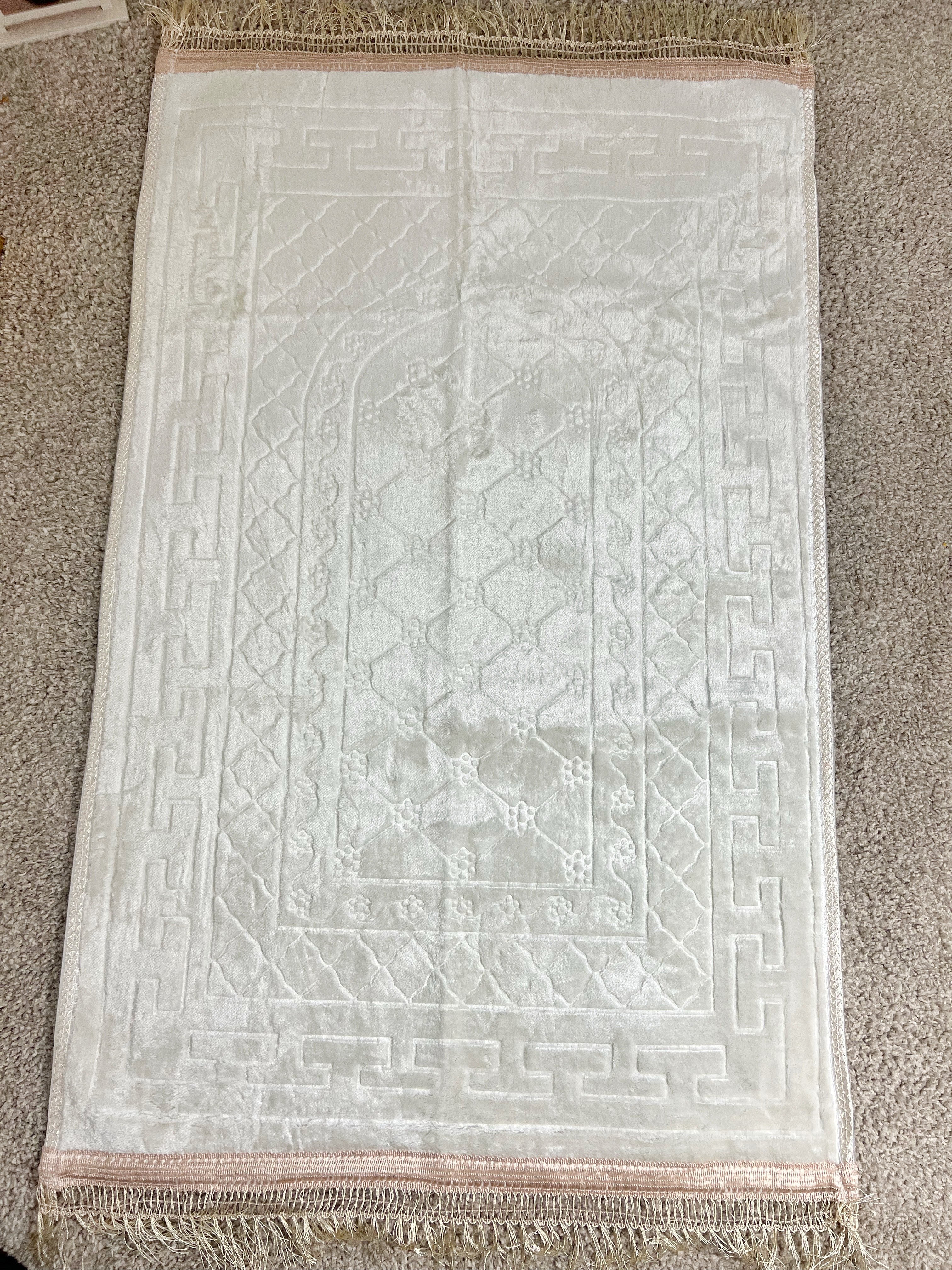 Coffret musulman blanc personnalisé – Cadeau islamique avec prénom